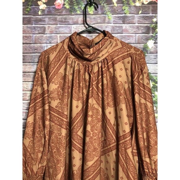 New Pretty little things women’s multicolor high neck, oversize dress size 2X - Picture 3 of 9